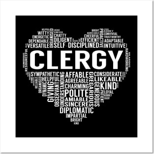 Clergy Heart Posters and Art